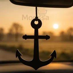 monssa KHRISYAN BLACK Car Hanging for Dashboard Rear View . (Pack of 1) Car Hanging Ornament image 1