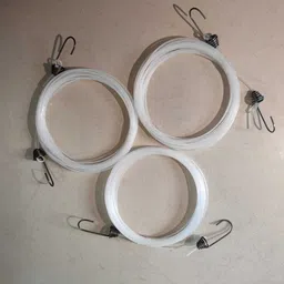 Winera 25ft nylon Clothline with Hooks Nylon Clothesline image 3