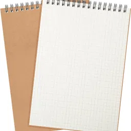 twone Graph Paper Spiral Notepad A5 Top Wirebound Notepad A5 Note Pad Graph 120 Pages-picture-12