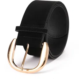 salty Women Casual, Formal, Party Black Fabric Belt image 3