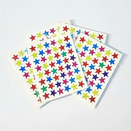 onexone 1.5 cm Multicolor Star Sticker For Kids Art & Craft, NoteBook & Mirror Decoration Self Adhesive Sticker-picture-38