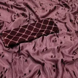 houseofcommon Printed Banarasi Chiffon, Silk Blend Saree-picture-27