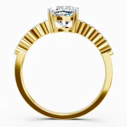 Sparkles Lab Grown Diamond 14kt Yellow Gold ring image 2