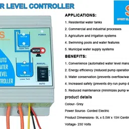 Spirit water level controller Wired Sensor Security System image 5