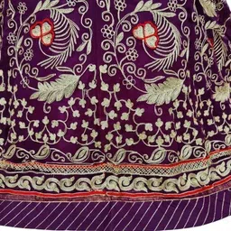 bhawani saree center Embroidered Semi Stitched Rajasthani Poshak image 3
