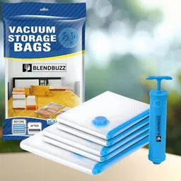 blend buzz storage vacuum seal bags for quilts clothes blankets airtight compression Travel Storage Vacuum Bags-picture-26