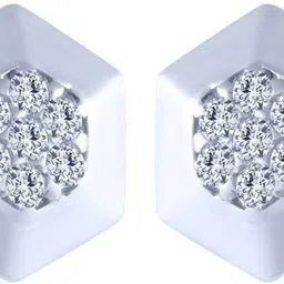 PC Chandra Jewellers White Gold 14kt Stud Earring image 2