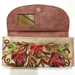 deeglo Casual, Formal, Party Beige Clutch image 2