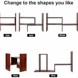 smart shoppee Engineered Wood Open Book Shelf image 5