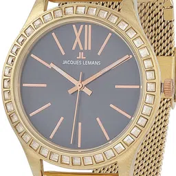Jacques Lemans Women Dial & Stainless Steel Straps Analogue Watch 1-1841SZM image 4