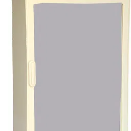 ABS Unbreakable Z-GM 104 Premium Bathroom Full Mirror Single Door Designer Storage Cabinet / Toiletries Cabinet, Size : Medium ,16"X4"X12" Plastic Wall Shelf-image-15