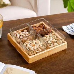 golofy SERVING TRAY Glass Serving Set-picture-11