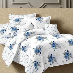 halen Cotton Double Flat 210 TC Printed Bedsheet-picture-17