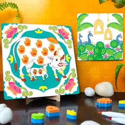 imagimake DIY Pichwai Art Kit | Make 12 Paintings | Art & Craft Kit image 5