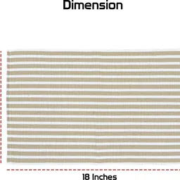 hokipo Rectangular Pack of 4 Table Placemat image 4