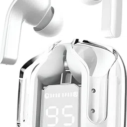 dssb TWS Bluetooth 5.3 Earbuds with Transparent Charging Case Bluetooth Headset image 5