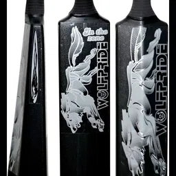 wolf pride Zone Kids PVC/Plastic Grey/B Black Tennis Cricket Bat (400g) No5 #_PK96 PVC/Plastic Cricket Bat For 9 - 11 Yrs-picture-11