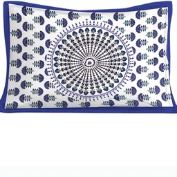 flipkart smartbuy 180 TC Cotton Single Jaipuri Prints Flat Bedsheet image 5