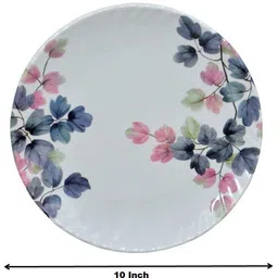 carnival Melamine (10")Full and (7")Half Dinner/Lunch/Dining Plate Set 12 Pcs Dinner Plate image 2