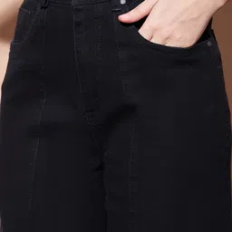 sassafras Women Regular High Rise Black Jeans image 4