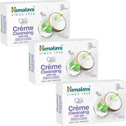 himalaya CREME CLEANSING BABY BAR 125G ( Pack of 3 )-picture-28