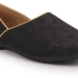 fausto Festive Ethnic Half Cut Juttis for Wedding|Traditional Kurtas & Sherwani Shoe Mojaris For Men image 3