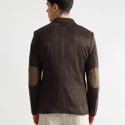 arrow Men Solid Single Breasted Formal Blazer image 3