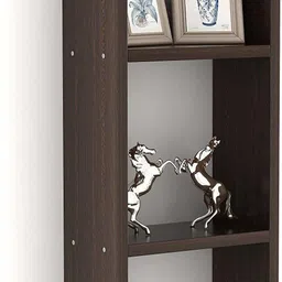 allie wood Wooden Walten for Home Office Study Room Engineered Wood Open Book Shelf image 3