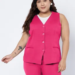 brinns Solid Women Waistcoat-picture-12