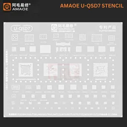 akt AMAOE U-QSD7 STENCIL tin multipurpose,750G,690,695,720G,6350,SM7225,6115,4375 Quilting Stencil-picture-10