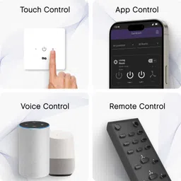 iotics Smart Touch Dimmer Switch for 1 Light, Remote, Mobile App, Alexa & Google Home Smart Switch image 2
