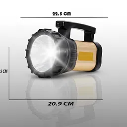 apexbeam High Power LED Torch with Long Range Focus and Quick Recharge System 10 hrs Torch Emergency Light image 2