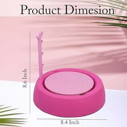 nickspool Pottery Wheel Toy Set with Clay & Painting Kit – Arts & Crafts Playset for Kids image 4