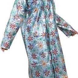 tricky shopper Floral Print Women Raincoat image 1