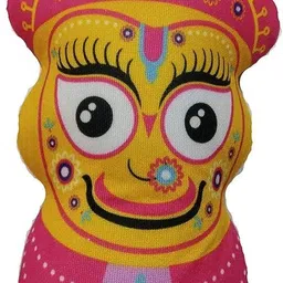 vrindavanstore.in Lord Jagannath Baldev Shubdra Stuffed Baby Toys - 6 inch image 5