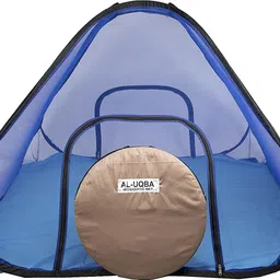 al-uqba Polyester Adults Washable Foldable King Size Bed With Double Side Zip (6.5 x 6.5 f t) Mosquito Net-picture-12