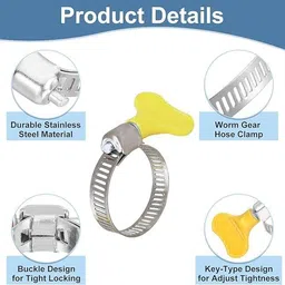 shine genix Hose Clamp 1in 5pcs Hose Clamps image 4