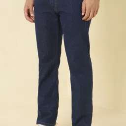 allen solly Men Regular Mid Rise Dark Blue Jeans image 4