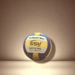 ashi enterprises Trendy PVC Volleyball With Air Pump And nylon Net , ( Pack Of 3 ) Volleyball - Size: 5 image 2