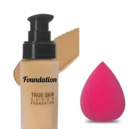 glow it Combo Of Liquid Foundation, Compact & Blender (Pack Of 3) image 2