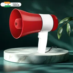 frony R498 MEGAPHONE - Exceptional Clarity, User-Friendly with USB, TF, 240s recording Microphone image 1