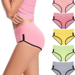 diving deep Pack of 5 Women Hipster Multicolor Panty-picture-28