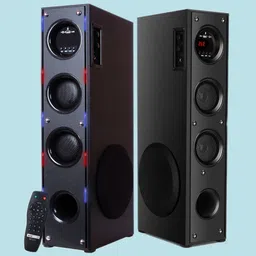 ultiads HJ-675 Wireless Bluetooth Speaker With USB /FM 100 W Bluetooth Tower Speaker image 2