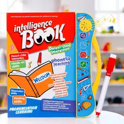 snm97 Intelligence Book for Kids–Touch & English Letters & Words Learning toys C_195 image 1