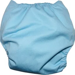 yoksh originals Baby Reusable Cloth Diaper with Adjustable Snaps – Light Blue image 2