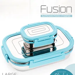 flipkart smartbuy Stainless Steel Tiffin 2 Containers Lunch Box image 4