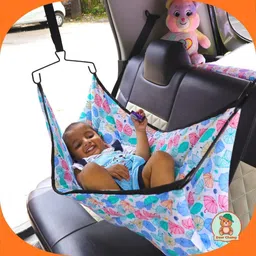 dearchamp Car Nap Hangers Hammock for 0 to 3 year Baby Portable with Adjustable Belt, Portable Jhula image 2