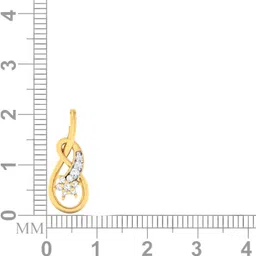 avsar AVP784YA 18kt Diamond Yellow Gold Pendant image 5