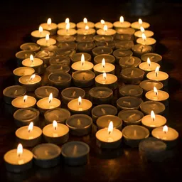 pleasing forest AN_(A_363)_Tealight_White_Pack Of -50 Candle-picture-32
