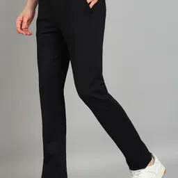 killer Men Slim Fit Black Lycra Blend Trousers image 3